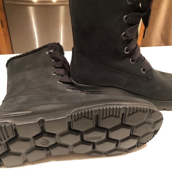 Timberland Mable Town Mid Waterproof Boots Black - Picture 7 of 8